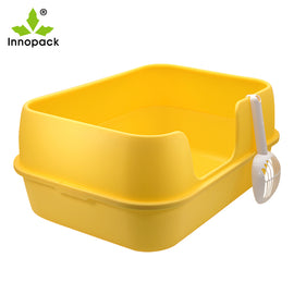 Cat Litter Box Large Top Entry Anti-Splashing Litter Box Enclosed Drawer Type Cat Toilet Easy Cleaning