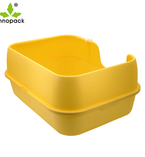 Semi-Closed Detachable Plastic Pet Toilet