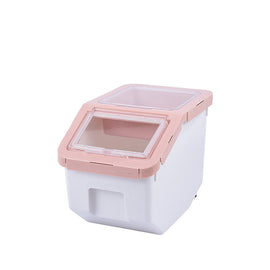 plastic pet food container cereal rice box