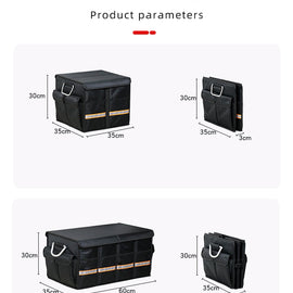 Portable Foldable Waterproof Car Storage Box Heavy Duty Car Trunk Organizer with Your Own Logo for Any Car