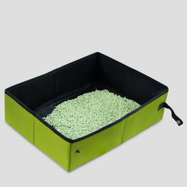 Portable Oxford Cloth Cat Litter Box