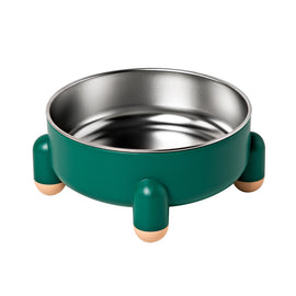 stainless steel bowl plastic pet feeding bowl