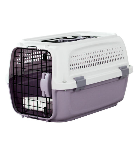 plastic cat dog cage box pet travel carrier