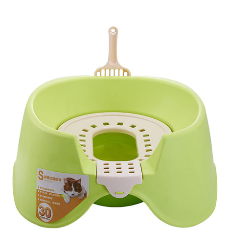 Spillproof Detachable Cat Squatting Toilet