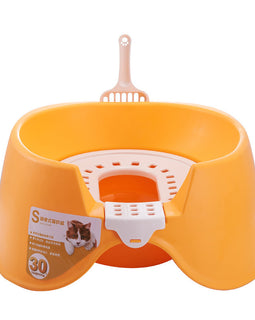 Spillproof Detachable Cat Squatting Toilet