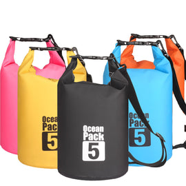 PVC outdoor waterproof bag swimming storage bag travel beach diving rafting