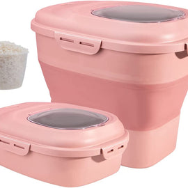 High Quality Seal Insect-resistant And Moisture Proof Big Space Foldable Rice Storage Container