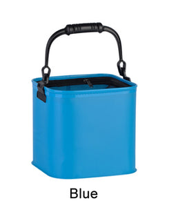 Fishing bucket live fish bucket fish box thickened folding bucket with cover water container