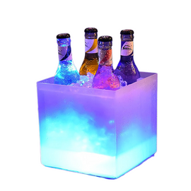 Colorful Champagne Ice Bucket Round square Shape Beer Wine Ice Bucket Luminous Ice Bucket